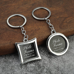 Heart Keychain Couple Keychain Photo Frame Key Ring Small Gift
