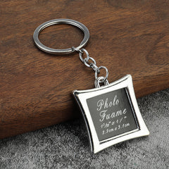Heart Keychain Couple Keychain Photo Frame Key Ring Small Gift