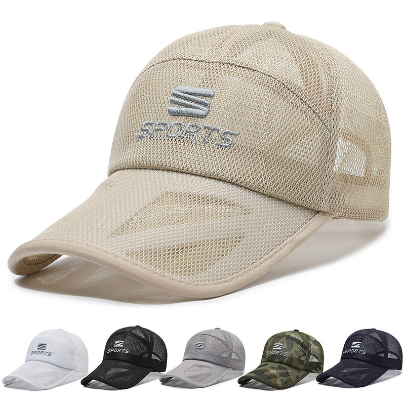 Summer Mesh Baseball Cap for Outdoor Activities