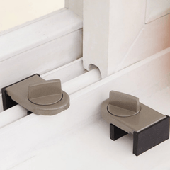 2pcs Security Door Window Lock Anti Theft Protection Lock Window Stop