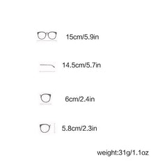 Vintage Metal Square Sunglasses UV Protection