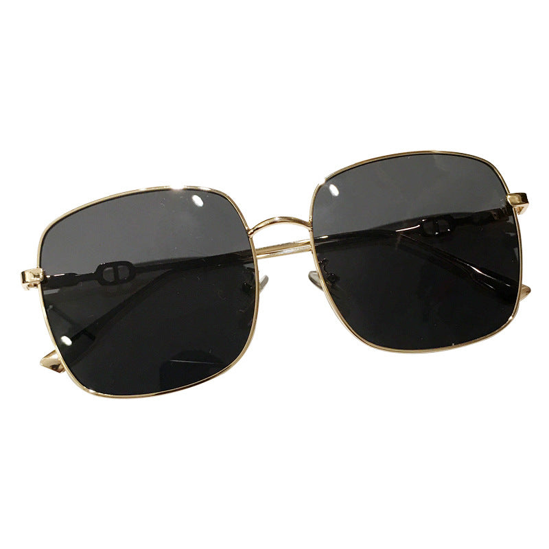 Vintage Metal Square Sunglasses UV Protection
