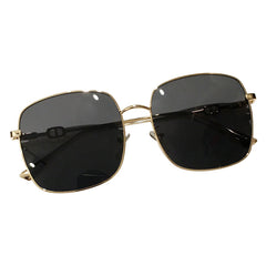 Vintage Metal Square Sunglasses UV Protection