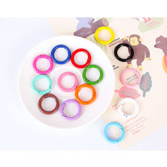 Y2K Candy Key Ring Open Jump Rings Metal Split Rings For Keychain