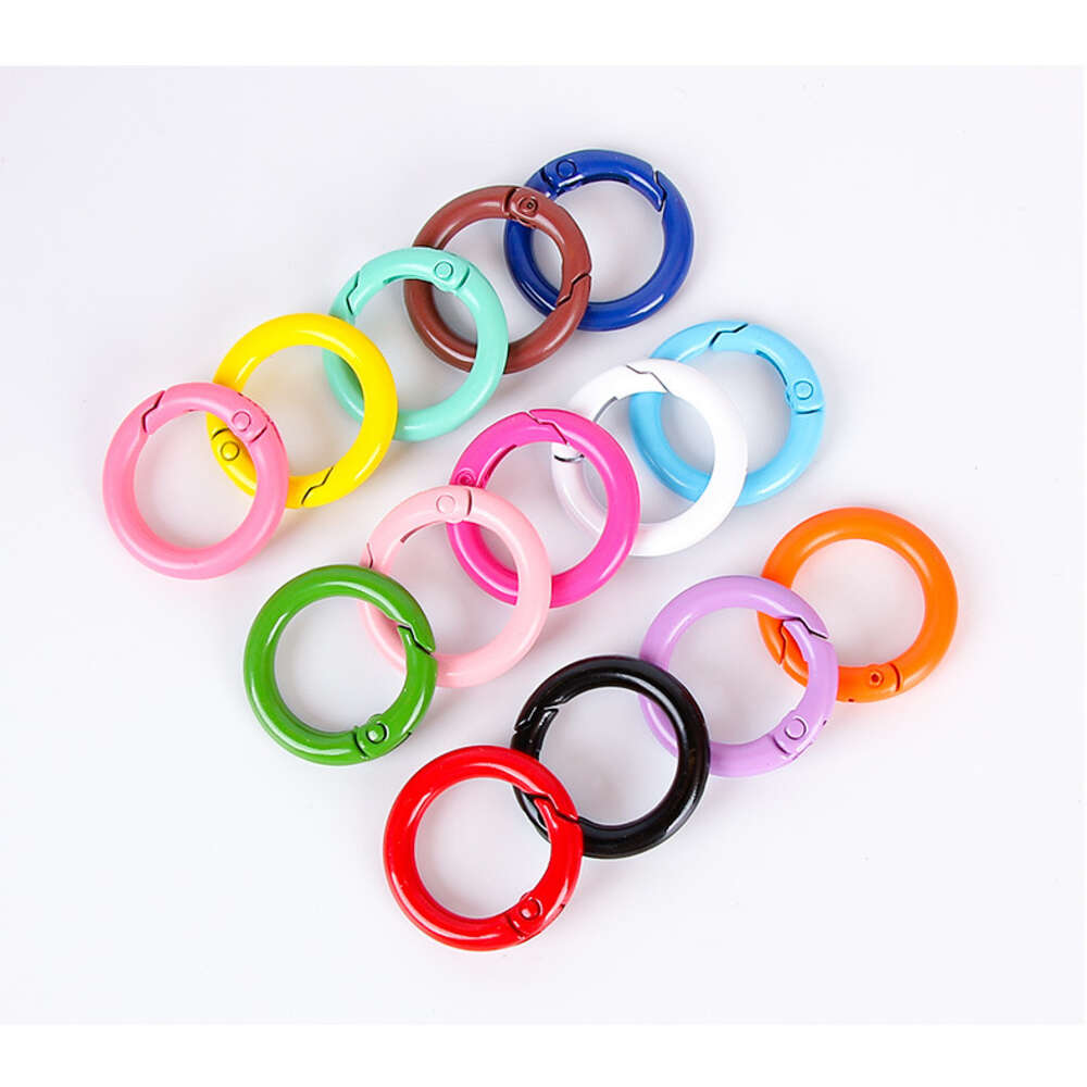 Y2K Candy Key Ring Open Jump Rings Metal Split Rings For Keychain