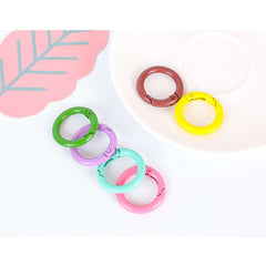Y2K Candy Key Ring Open Jump Rings Metal Split Rings For Keychain