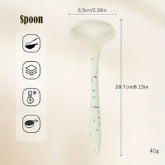 Silicone Cooking Spoon Non stick High Temp Resistant Kitchenware