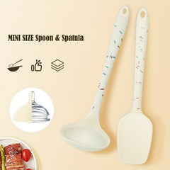 Silicone Cooking Spoon Non stick High Temp Resistant Kitchenware