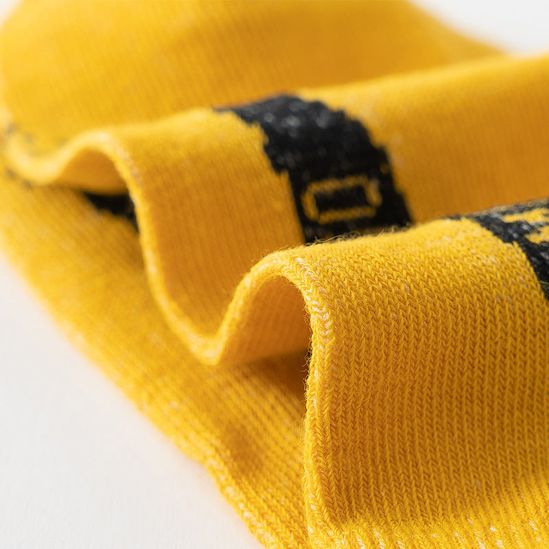5 Pairs Breathable Thin Short Socks for Men and Women