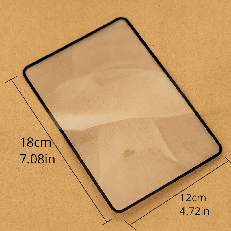 2pcs A4 Full Page Magnifying Glass Perfect Reading Aid