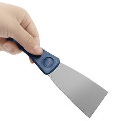 Stainless Steel Oblique Blade Scraper Putty With Plastic Handle