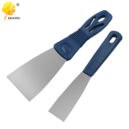 Stainless Steel Oblique Blade Scraper Putty With Plastic Handle