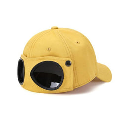Novelty Sunglasses 2 in 1 Baseball Hat Retro Unisex Sun Hat For Adult