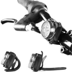 USB Rechargeable Bike Light Set - High Brightness, 4 Light Modes