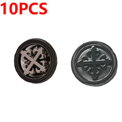 10pcs Vintage Men's Funny Lapel Pin Brooches Set