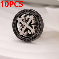 10pcs Vintage Men's Funny Lapel Pin Brooches Set