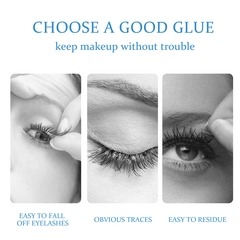 Waterproof False Eyelashes Adhesive - Long Lasting & Easy to Apply