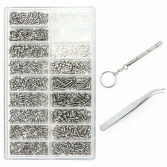 1000PCS Glasses Repair Screw Box Clock Repair Tool Set