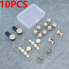 10pcs Small Daisy Waist Buttons Jeans Adjustment DIY Clothing Accessories