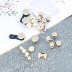 10pcs Small Daisy Waist Buttons Jeans Adjustment DIY Clothing Accessories