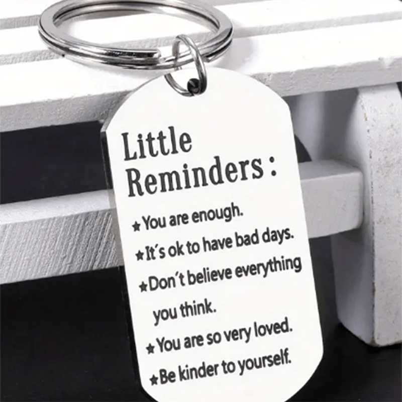 Stylish Stainless Steel Keychain Keyring Metal Charm Pendant