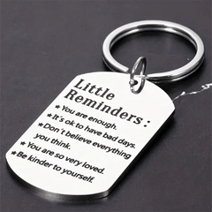Stylish Stainless Steel Keychain Keyring Metal Charm Pendant