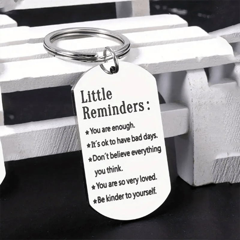 Stylish Stainless Steel Keychain Keyring Metal Charm Pendant