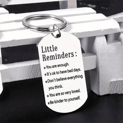Stylish Stainless Steel Keychain Keyring Metal Charm Pendant