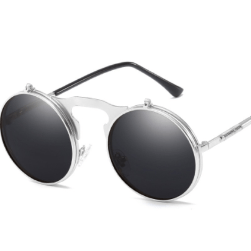 Steampunk Flip Up Sunglasses UV400 Sun Shades