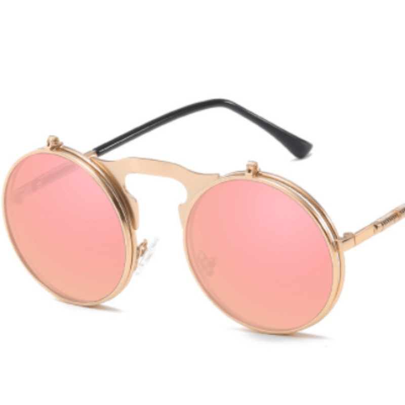 Steampunk Flip Up Sunglasses UV400 Sun Shades