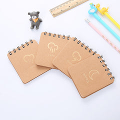British Style Coil Notebook Gentleman Beard Cartoon Memo Pad