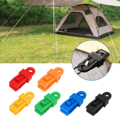 5pcs Tarp Clip Set Lock Grip Reusable Tent Tighten Clamps
