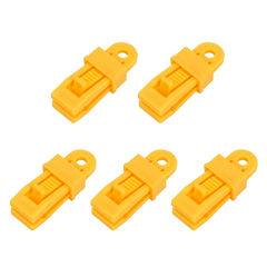 5pcs Tarp Clip Set Lock Grip Reusable Tent Tighten Clamps