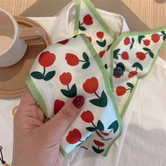 Twilly Scarf Silky Satin Neckerchief Hair Ribbon Scarf