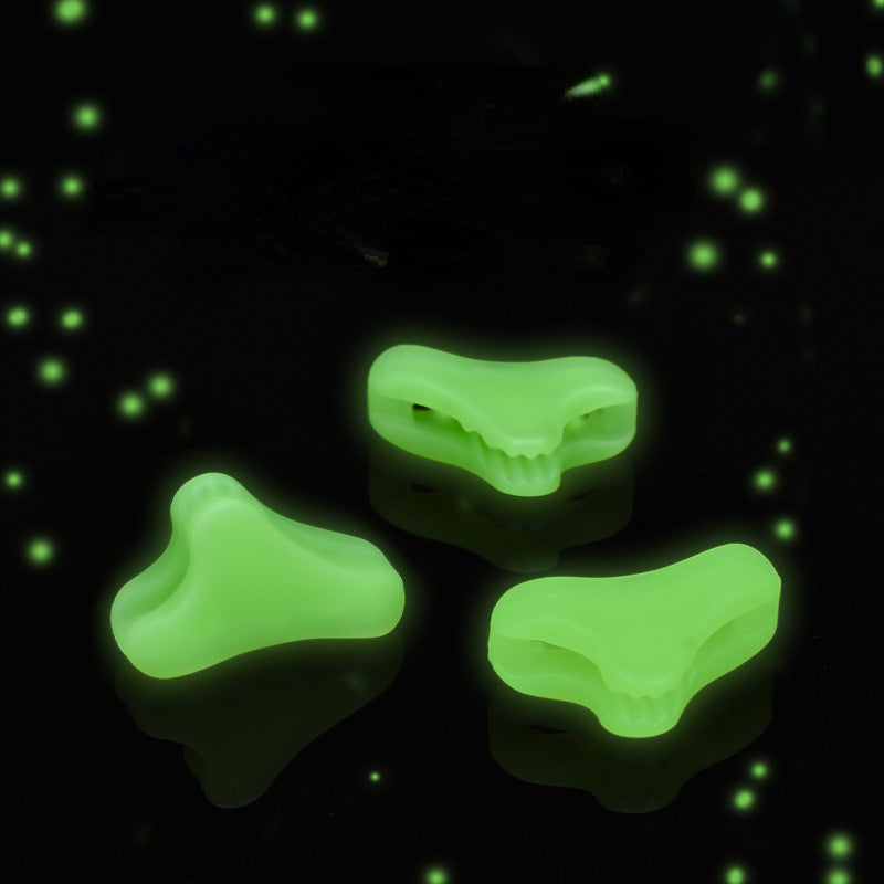 10pcs 23 8mm Luminous Rope Buckles Fluorescent Tent Wind Rope Buckle Non slip