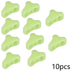 10pcs 23 8mm Luminous Rope Buckles Fluorescent Tent Wind Rope Buckle Non slip