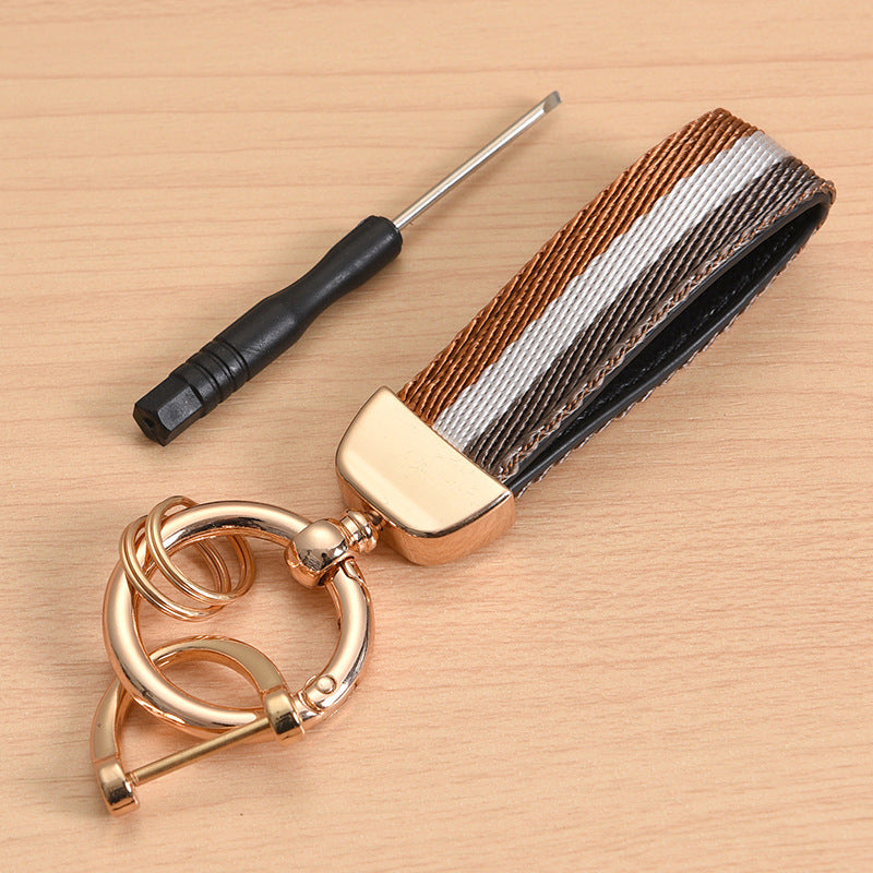 Webbing Rope Car Key Chain Decoration Waist Hanging Pendant