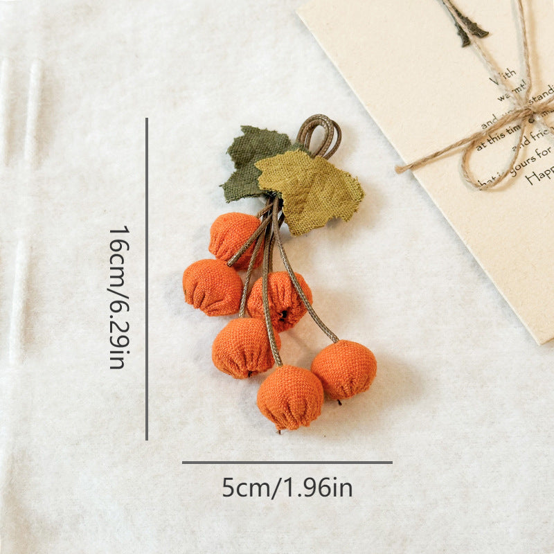 Vintage Shades Brooch Leaf Hawthorn Flower Ornament