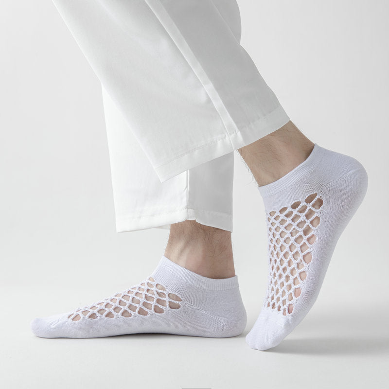 5 Pairs Thin Mesh Breathable Sports Socks