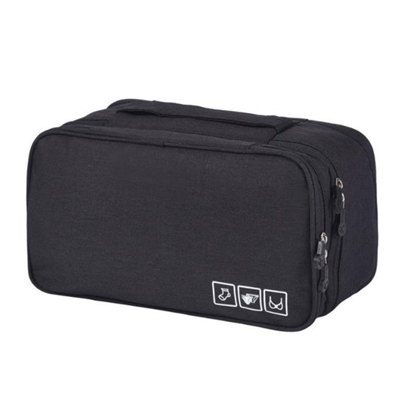 Zipper Cosmetic Bag Travel Accessories Organizer Bra Underwear Waterproof