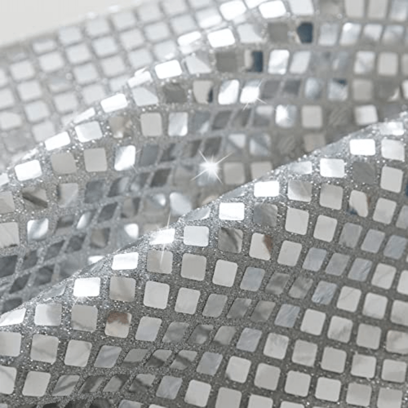 2pcs Sequin Table Runner Disco Party Table Runner Solid Table Cover