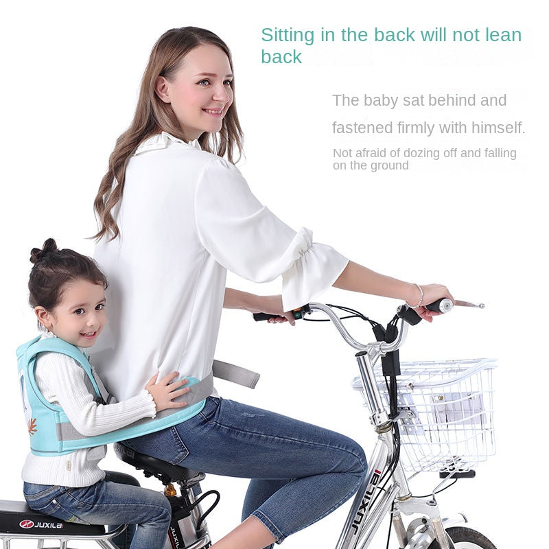 Reflective Motorcycle & Bicycle Harness for Kids 9M-12Y