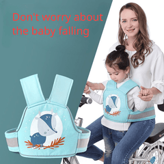 Reflective Motorcycle & Bicycle Harness for Kids 9M-12Y