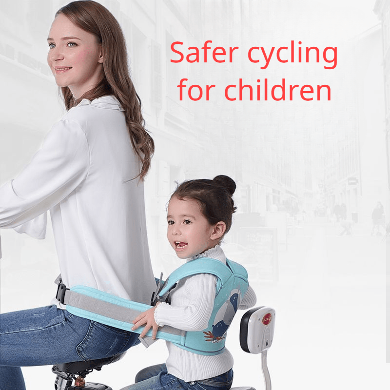 Reflective Motorcycle & Bicycle Harness for Kids 9M-12Y