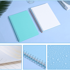 3pc Spiral Sketchbook Hardcover Notebook 60 Sheets for School Office Diary