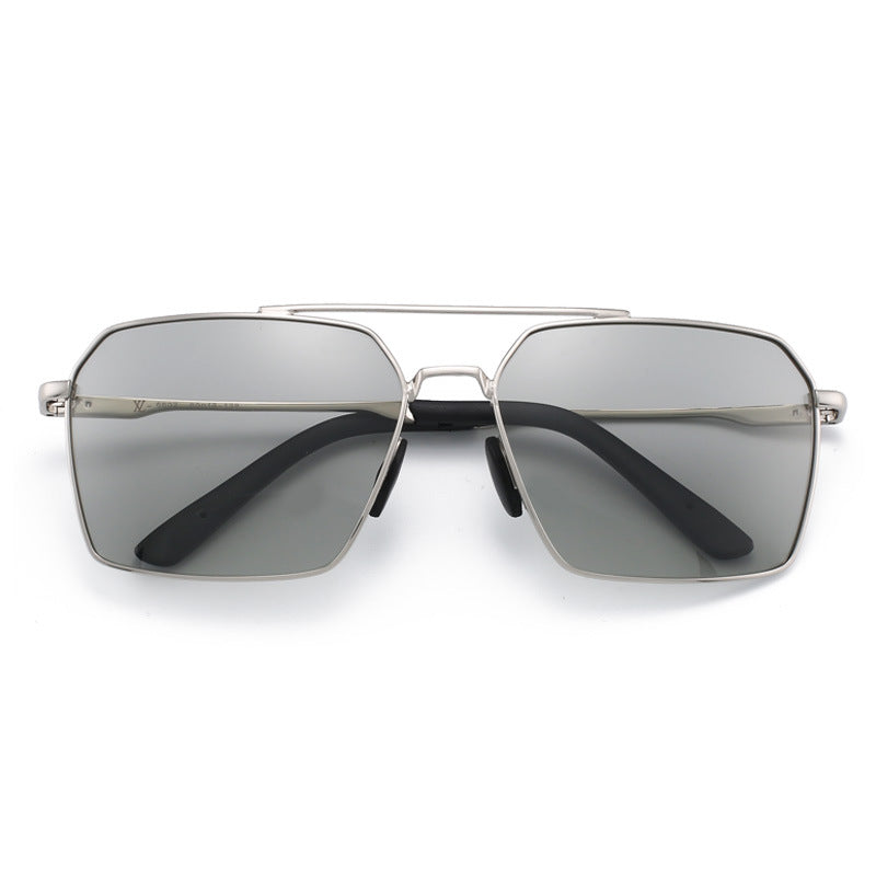 Men's UV Anti Glare Sun Glasses Stainless Steel Frame