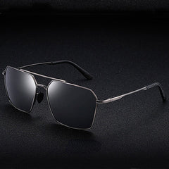 Men's UV Anti Glare Sun Glasses Stainless Steel Frame