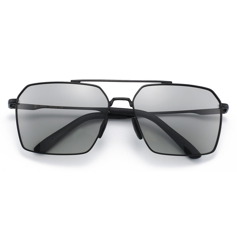 Men's UV Anti Glare Sun Glasses Stainless Steel Frame