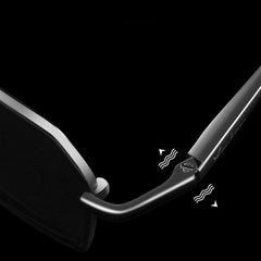 Men's UV Anti Glare Sun Glasses Stainless Steel Frame