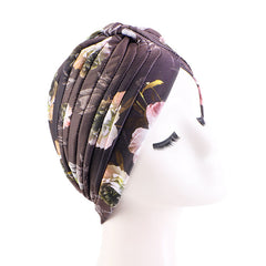 Boho Print Turban Cap Elastic Bandana Head Scarf for Women